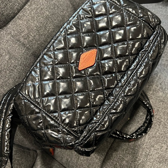 MzWallace Black laquer Quilted Women's Bag top handle
No rips - Picture 3 of 11